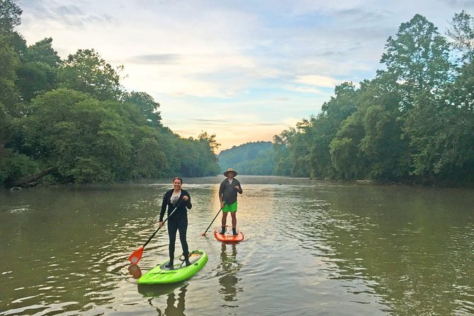Guided Paddleboard Tour Through Asheville's River Arts District - Guides Make It Click Fast: Steve, Eric, Holly, and Danelle