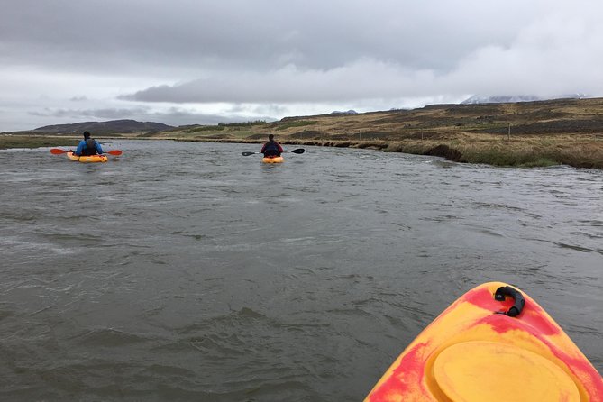Guided Sit on Top Kayak Tour near Akureyri - Meet at Bakkaflöt, gear up, and roll out from Akureyri-area logistics