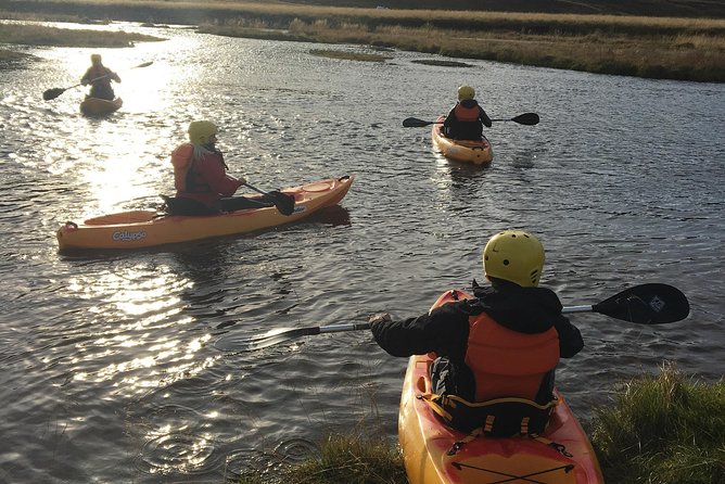 Guided Sit on Top Kayak Tour near Akureyri - The post-kayak reward: hot tubs and a small swimming pool