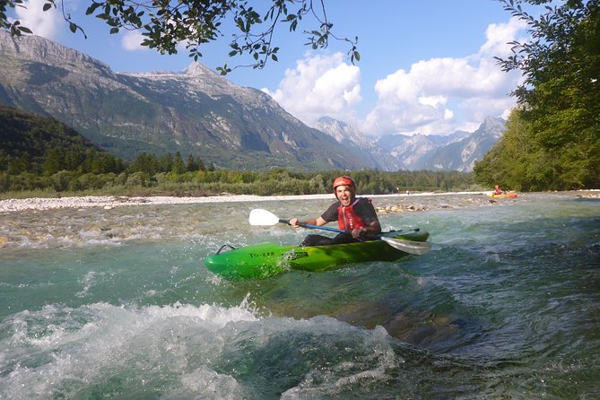 Guided Sit on Top Kayak Trip on Soca River - Stop 2: Boka Waterfall Area and the Moment You’ll Remember