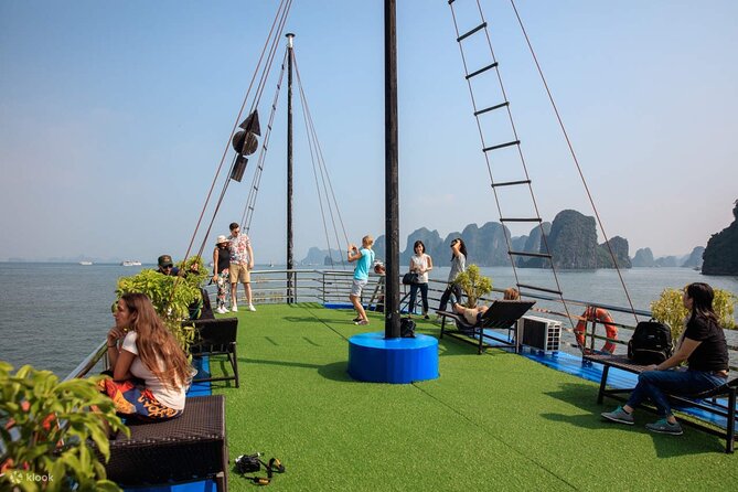 Ha Long Bay Cruise Day Tour-Cave, Kayaking,Ti top island & Lunch - The boat cruise, sunset party, and what the timing really means