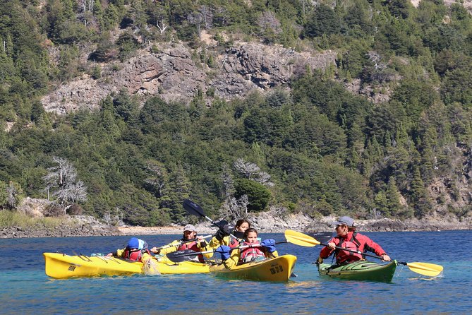 Half a day of kayaking on the Nahuel Huapi lake in private service - Circuito Chico pickup and the scenic prelude before you paddle