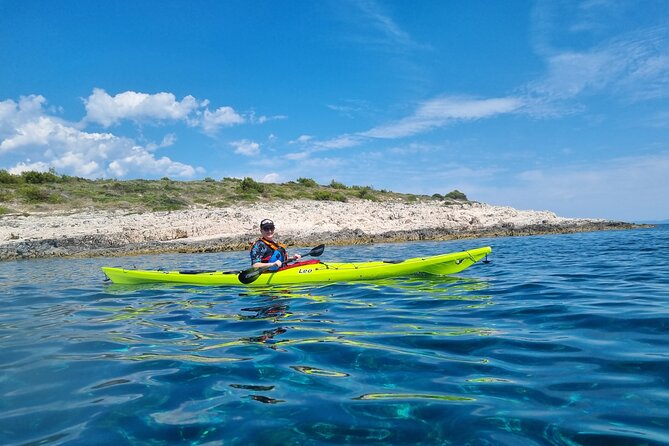 Half-day kayak tour from Hvar town - Pakleni islands time: Mlini Beach, Zdrilca Bay, and the optional chaos of fun