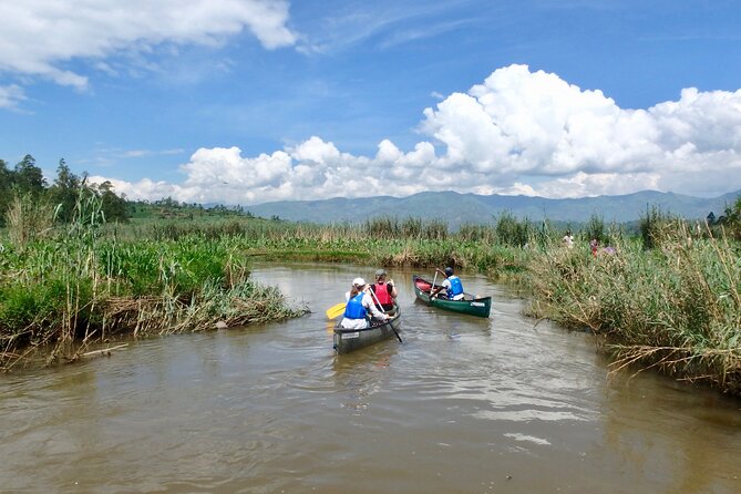 Half-Day Mukungwa River Canoe Trip from Musanze - Twin Lakes Recreational Island: a calmer second stretch over Burera and Ruhondo