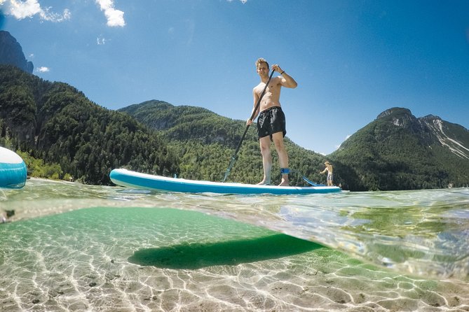 Half Day Stand-up Paddle Boarding (SUP) trip on Lake Predil - The 4-hour flow: from Kot 12 to the lake loop