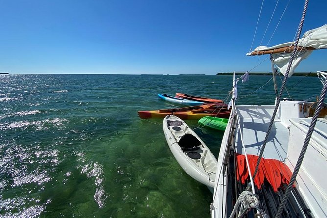 Half-Day Trip from Key West with Kayaking, Snorkeling & Sunset - Setting off from 255 Front St and getting the Key West harbor view