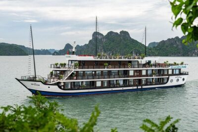 Halong Bay 2D1N Cruise multi options, transfer, swim and kayaking - Day 1: leaving Hanoi, then stepping into Halong Bay’s cave and craft of the route