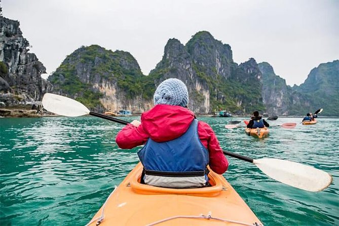 Halong Bay Cruise With Cave, Kayaking, Swimming - Buffet Lunch - Hang Luon Cave Kayaking or Bamboo Boat in the Lagoon