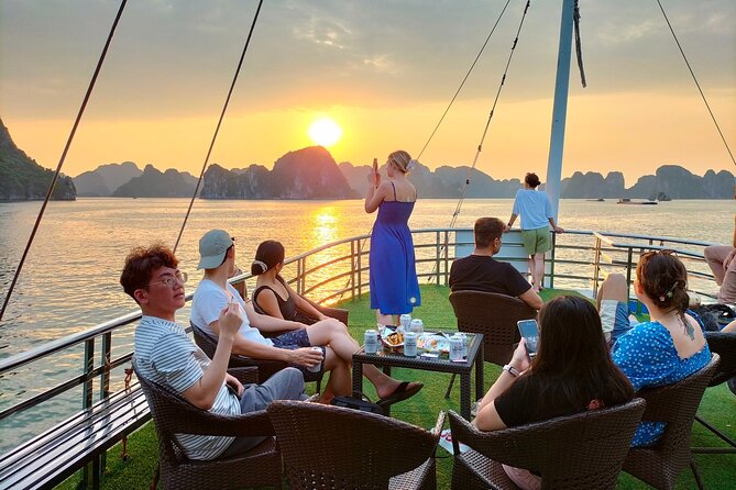 Halong Bay Day Tour: Visit Cave Island Kayaking Swimming Lunch - Sung Sot Grotto: the famous “Surprising Cave” stop
