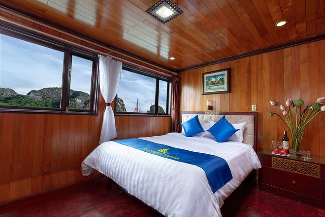 Halong bay Deluxe Cruise 2D/1N: Kayaking, swimming, Titop island & surprise cave - Overnight on board: private cabin comfort, real-world expectations