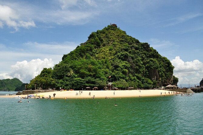 HaLong Bay Full Day With Surprise Cave, Kayaking, Swimming,Lunch - Ti Top Island: Beach Time or the Climb for Panoramic Views