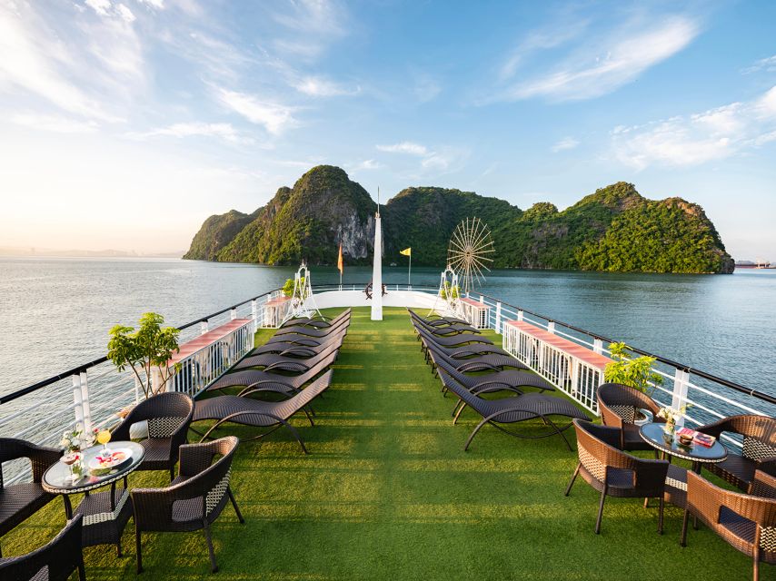 Halong Bay Luxury Cruise with Kayaking & Lunch Buffet - Luon Cave Kayaking or Bamboo Boat: Your Best Shot at Quiet Water