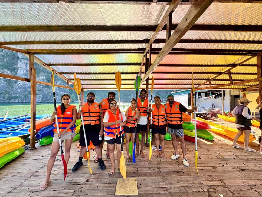 Halong Bay: Luxury Day Cruise, Caves, Kayak & Buffet Lunch - Titop Island: beach time and a viewpoint climb