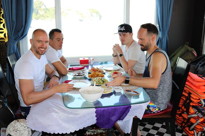 Halong Day Tour: Islands, Cave, Kayak. Lunch. Transfers - Heaven Palace / Thien Cung cave: short visit, real visual payoff