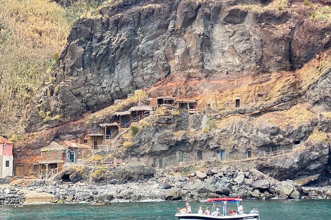 HD Private Boat Tour from Funchal – Swim, Paddle, Snorkel&Relax - Câmara de Lobos glide-by: fishing town views plus a monk-seal origin story