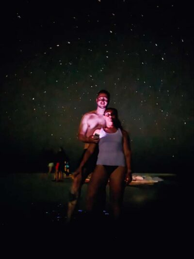 Holbox: Bioluminescence by Kayak and Stargazing. - Pickup and the ride to the dark end of town