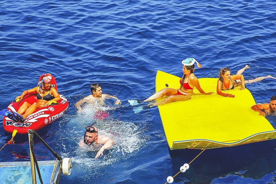 Ibiza: Beach Hopping Cruise w/ Paddleboard, Food, & Drinks - Cala Comte/Conta: where the water looks extra clear