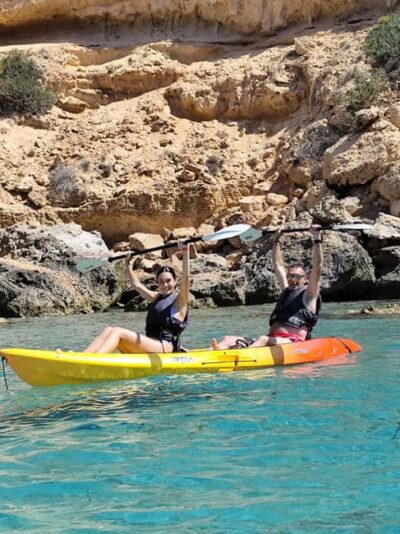Ibiza: Kayak & Snorkel in Sea Caves and Crystal Waters - First 30 Minutes: Briefing, Safety Gear, and Easy Paddling Setup