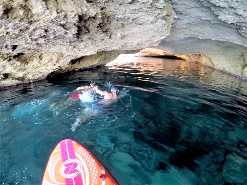 Ibiza: Sea Caves & Coves Snorkeling Paddle Boarding Tour - Stop 2: Cala Conta plus a secret stop for snorkeling and SUP