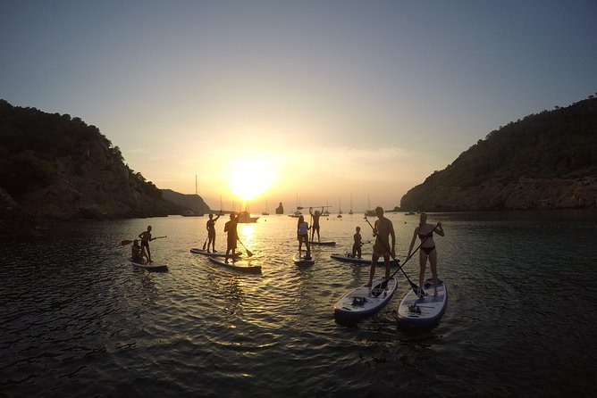 Ibiza Stand Up Paddle Surf Sunset Tour - Calitas, caves, and rock waterfalls: what you actually see out there