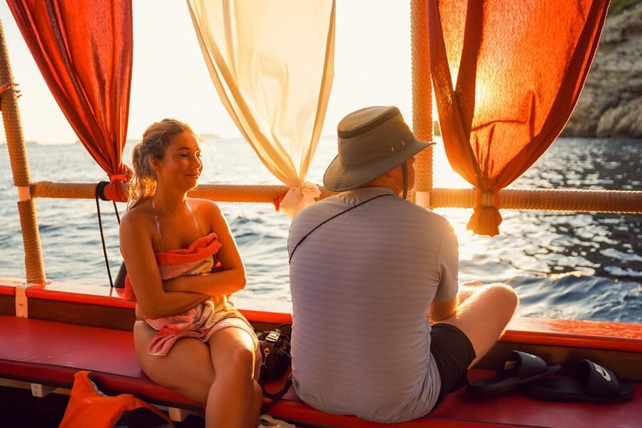Ibiza: Sunset Boat Trip with Snorkeling, Kayaking, & Drinks - The best kind of sunset stop: after the water time