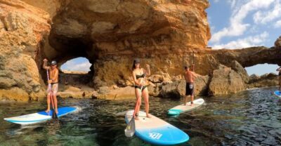 Ibiza: SUP & Snorkel Boat Tour with Caves, Drinks & Photos - The first big win: a basic SUP course that actually helps beginners
