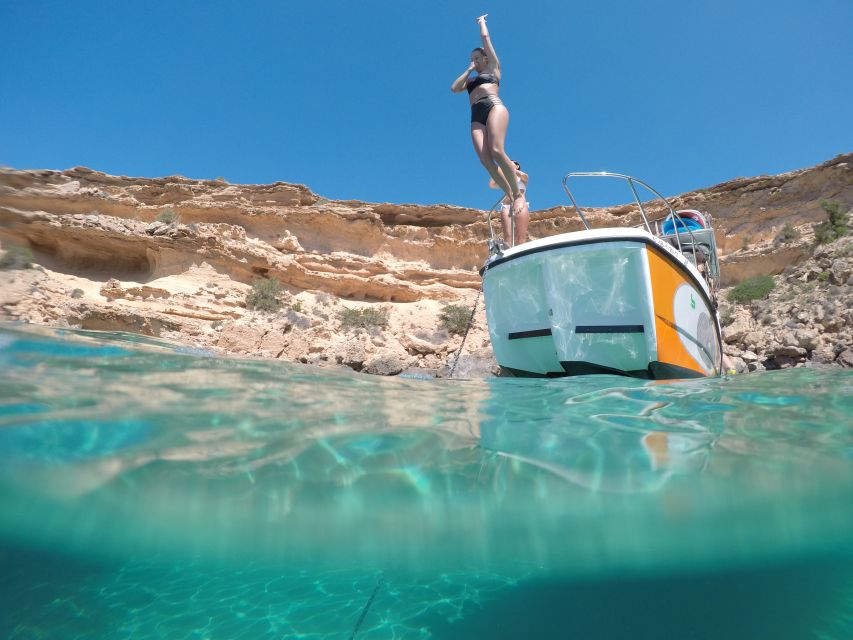 Ibiza: SUP & Snorkel Boat Tour with Caves, Drinks & Photos - Aperitif break and photos from the water (yes, it’s included)