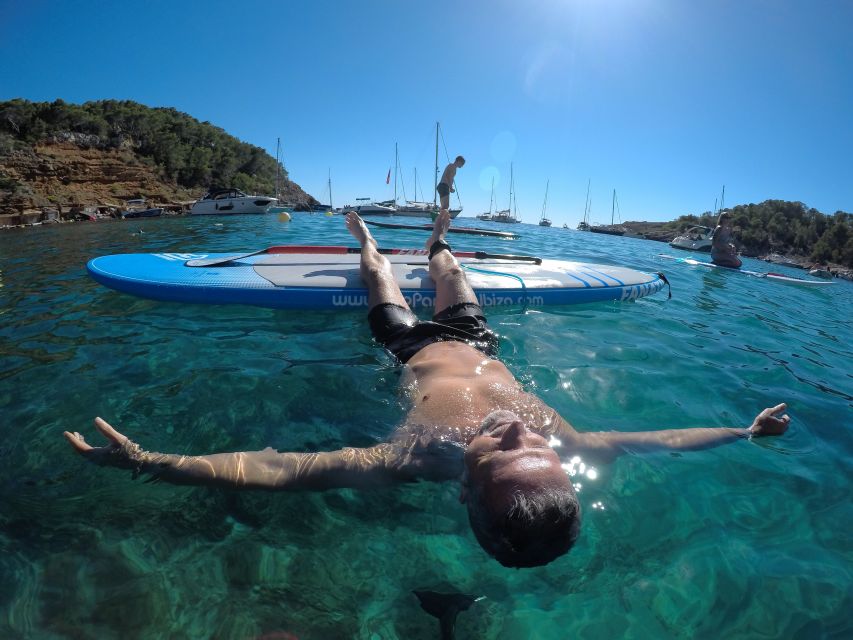 Ibiza: SUP & Snorkel Boat Tour with Caves, Drinks & Photos - Fresh fruit, Spanish tapas, and cold drinks on the boat