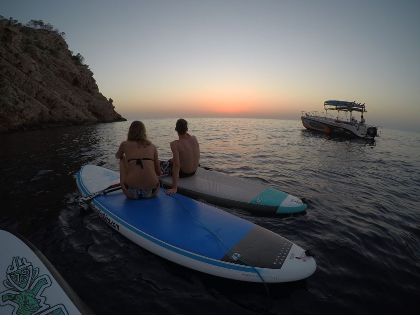 Ibiza: SUP & Snorkel Boat Tour with Caves, Drinks & Photos - Timing and route flexibility: why the sea conditions option helps you