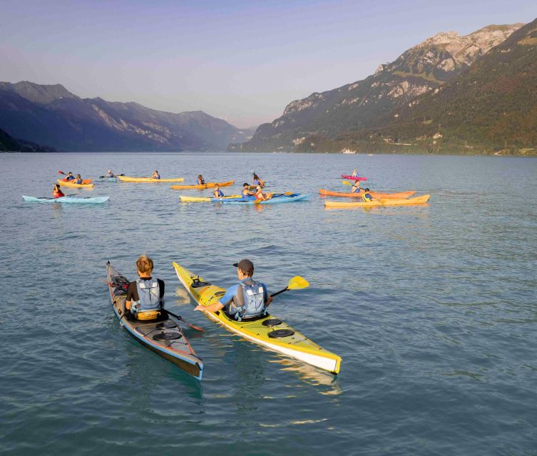Interlaken: Kayak Tour of the Turquoise Lake Brienz - Stop-by-stop feel of the 3 hours (and what you’re really doing)