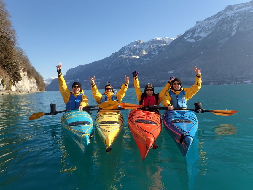 Interlaken: Winter Kayak Tour on Lake Brienz - Your Paddle Time: Beginner-Friendly Coaching on a Small Group Tour