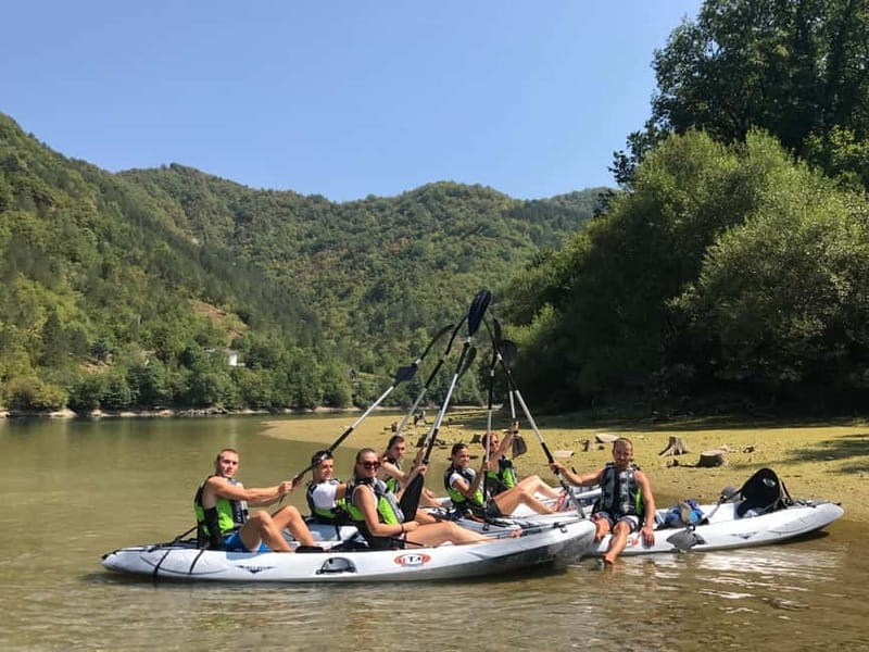 Jablanica: Neretva Kayaking Tour near Mostar - Your self-guided route: paddle to the beach (and back)