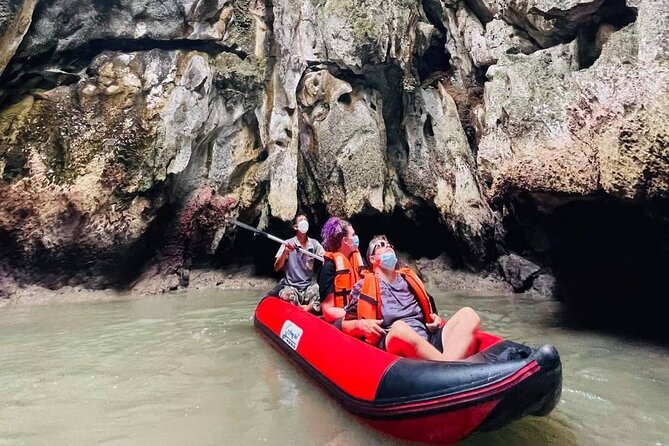 James Bond Island Day Tour with Kayaking Experience by Speed Boat from Phuket - Ice Cream Cave: a short cave stroll with limestone texture
