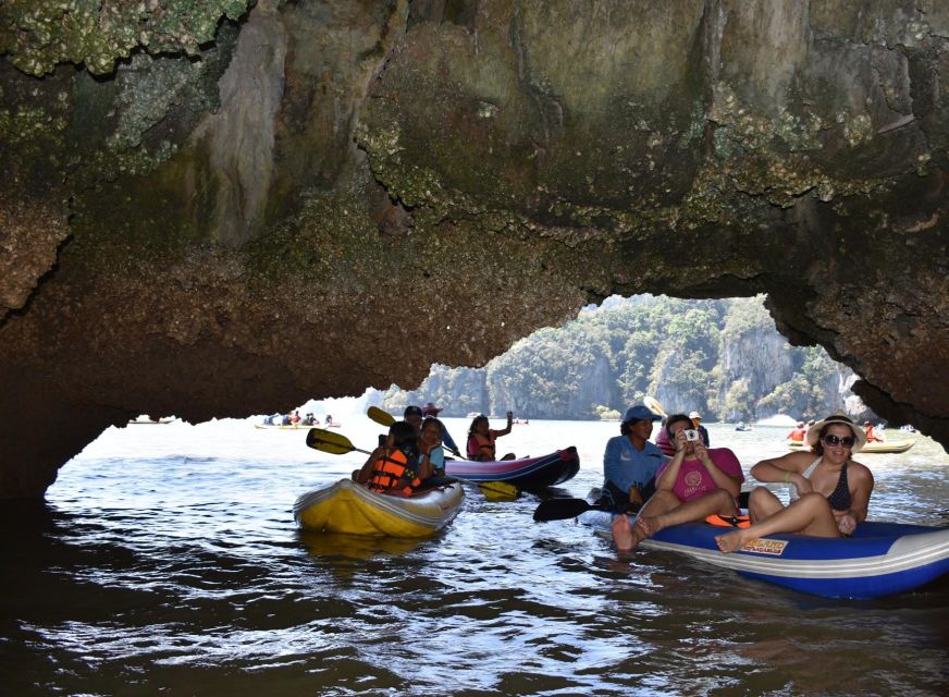 James Bond Island: Sightseeing Tour by Longtail Boat & Kayak - Raman Waterfall Forest Park: swim time that depends on the water