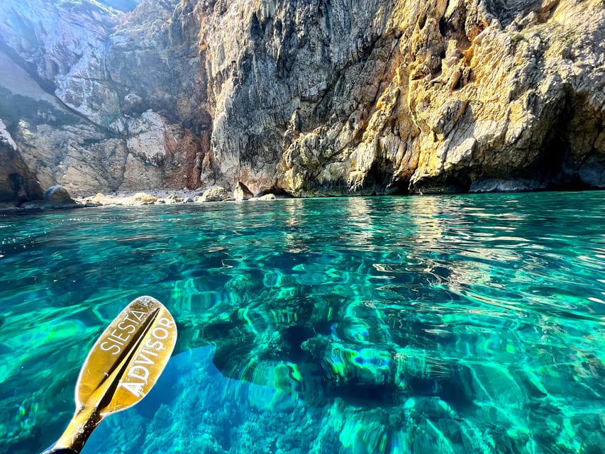 Jávea: Cala Portixol Kayak Tour with Snorkel & Cliff Jumping - Key things I’d put on your radar