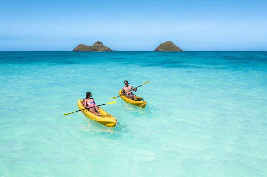Kailua: Mokulua Islands Guided Kayak and Snorkeling Tour - Snorkeling near Kailua’s turtle feeding grounds