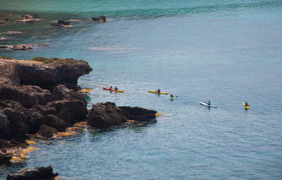 Kardamyli: Sea Kayaking With Lunch - Lunch on the shore: homemade bread, olive oil, and cheese