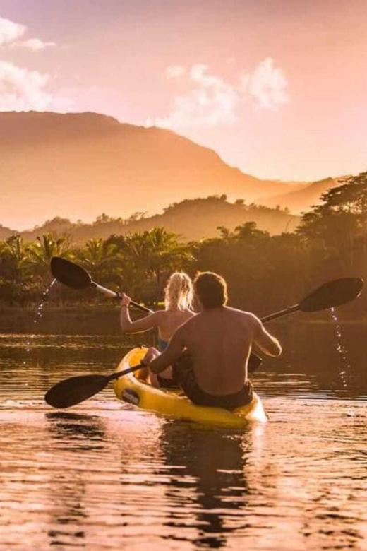 Kauai: Guided Kayak and Hike to Secret Falls - The one-mile boardwalk hike: short, shady, and slippery in wet weather