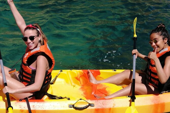 Kayak Adventure through the Ponta da Piedade Caves in Lagos - The kayak route: coastline paddling to Ponta da Piedade