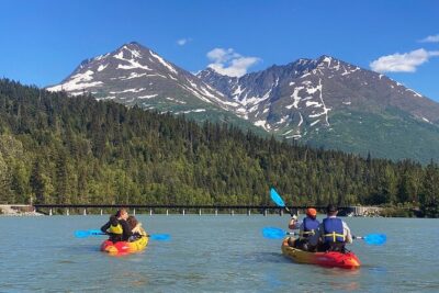 Kayak and Hike to Deep Blue, Glacially Carved Grant Lake, Alaska - Moose Pass: The Small Town Pause That Adds Color to the Day