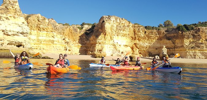 Kayak Benagil Cave with 1st kayak tour company - Praia da Corredoura: a quick lovers beach wonder stop