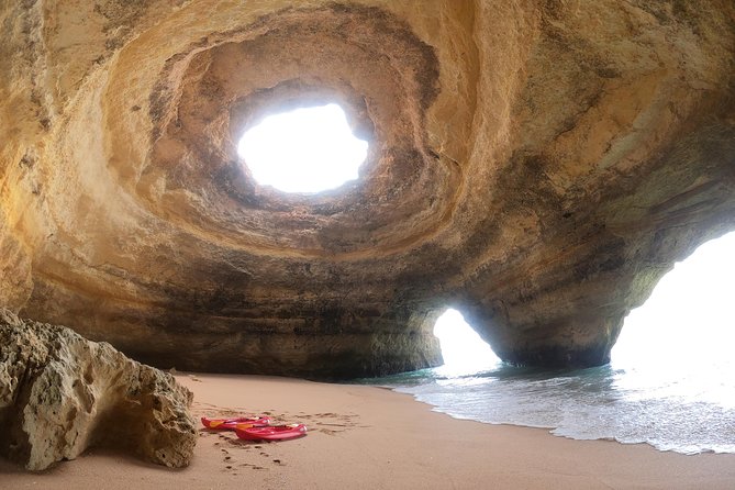 Kayak Benagil Cave with 1st kayak tour company - Gruta dos Algarinhos: pirate cave vibes on the route