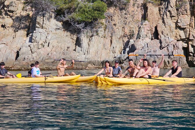 Kayak excursion in Blanes - The paddle-and-nature part: fauna, flora, and a chance to snorkel