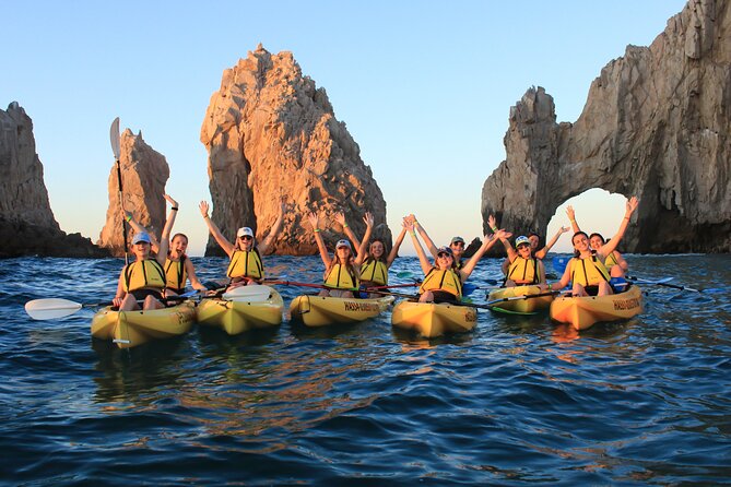 Kayak Expedition to the Arch of Cabo San Lucas, Lovers Beach & Snorkel - Lovers Beach and Divorce Beach: the snack break with a view