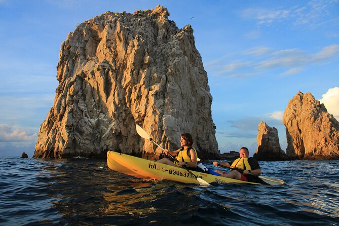 Kayak Expedition to the Arch of Cabo San Lucas, Lovers Beach & Snorkel - Neptune’s Finger and the rocks between stops