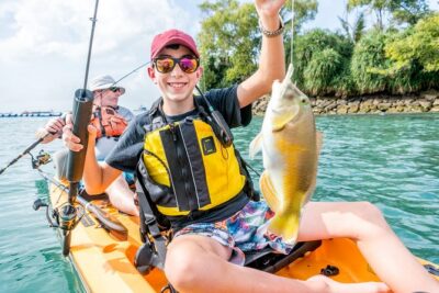 Kayak Fishing in Singapore, Sentosa, East Coast: Day, Sunset & Night Adventures - Hobie Mirage Drive: Less Paddling, More Fishing Focus