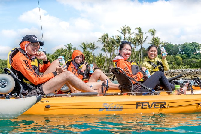 Kayak Fishing in Singapore, Sentosa, East Coast: Day, Sunset & Night Adventures - Your Route in 4 Hours: From Tanjong Beach to Palawan Beach (With Island-Hopping Along the Way)