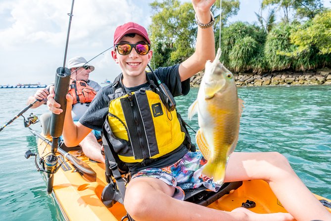 Kayak Fishing in Singapore, Sentosa, East Coast: Day, Sunset & Night Adventures - Hobie Mirage Drive: Less Paddling, More Fishing Focus