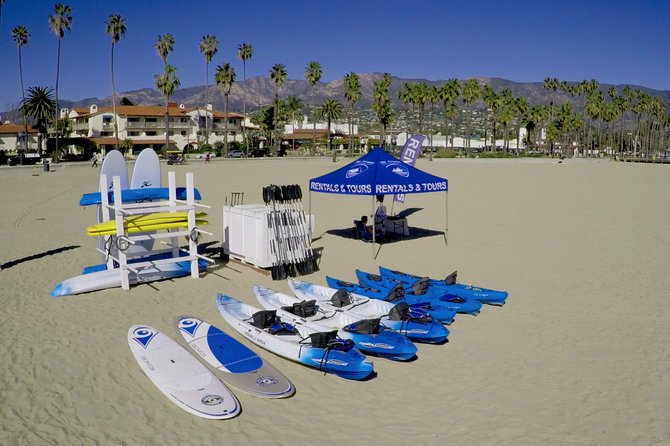 Kayak or Stand Up Paddle Board Rental - Santa Barbara Water Without the Hassle Factor