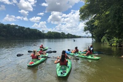 Kayak Rental in Downtown Nashville with Shuttle - The 3-Mile Self-Guided Paddle into Downtown Skyline Views